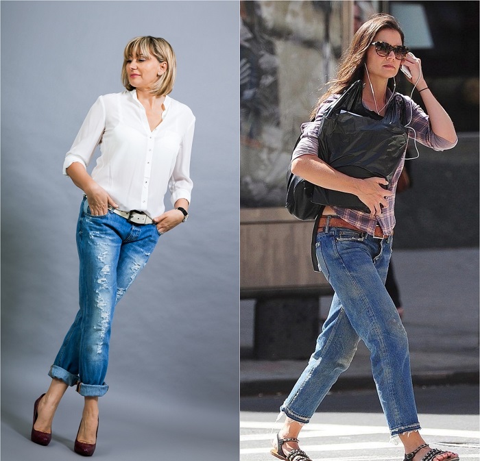 Женщины за 50 лет в джинсах