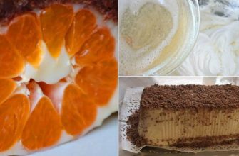 Сметанный торт с мандаринами. Круто, когда и духовку включать не надо! Просто, но очень эффектно.