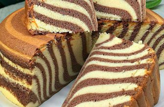 Пышный, воздушный, яркий манник «Зебра»: шикарен и на вид, и на вкус!