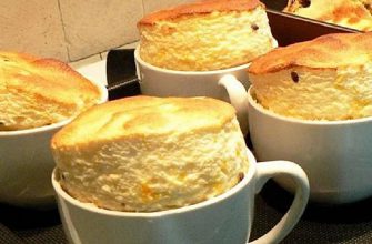 Куриное суфле в духовке. Нежная пористая текстура — будто облако в обычной чашке.