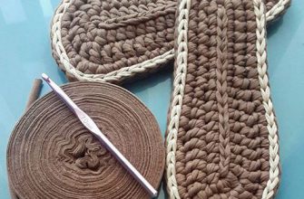 Вяжем уютные домашние тапочки для семьи и гостей за один день