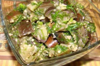 Баклажаны как грибы, быстрого приготовления с чесноком