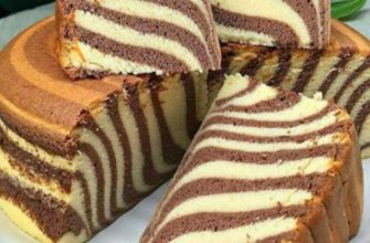 Потрясающе вкусный манник на кефире «Зебра»