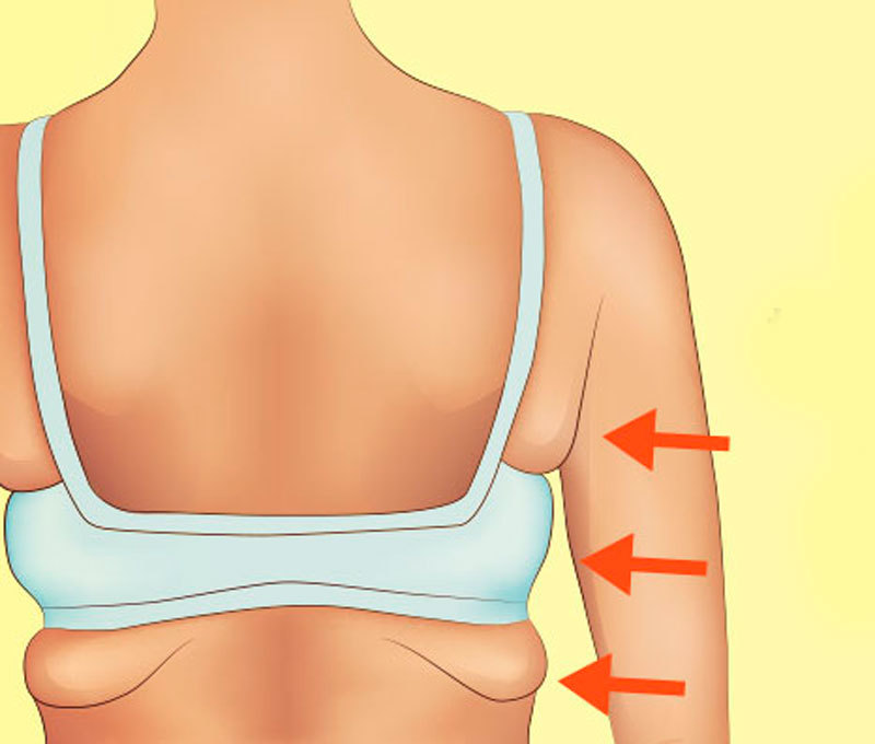 Как убрать жир с подмышек? 5 упражнений и другие методы