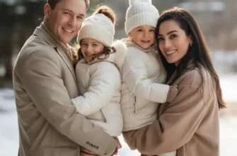 24 образа для семейных фотографий зимой, чтобы сохранить уютные и стильные воспоминания