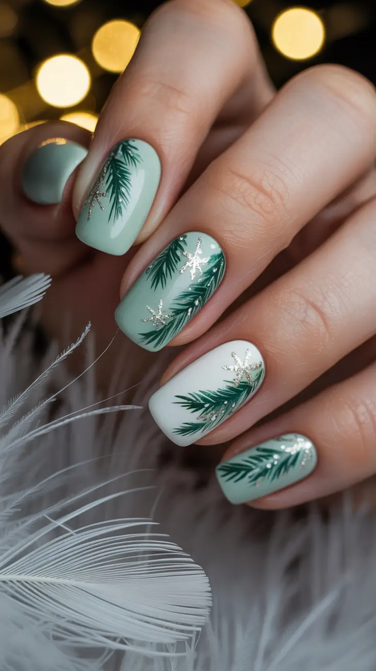 25 идей зимнего маникюра 25 идей зимнего маникюра