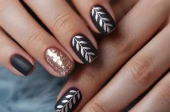 24 идеи коротких зимних маникюров: стильный, уютный и модный маникюр в этом сезоне