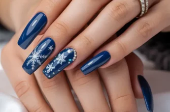 24 потрясающих варианта дизайна и цвета зимнего маникюра для создания шикарного сезонного образа