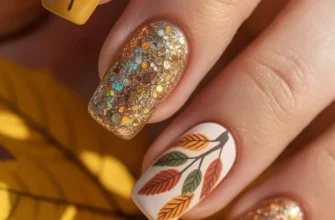 25 трендовых осенних маникюров: дизайн и цвета