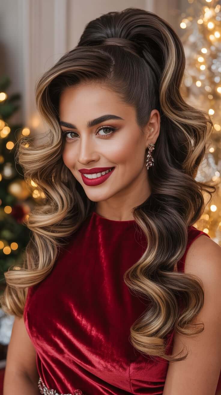 22 идеи причёсок для рождественской вечеринки, которые позволят вам блистать всю ночь 22 идеи причёсок для рождественской вечеринки, которые позволят вам блистать всю ночь