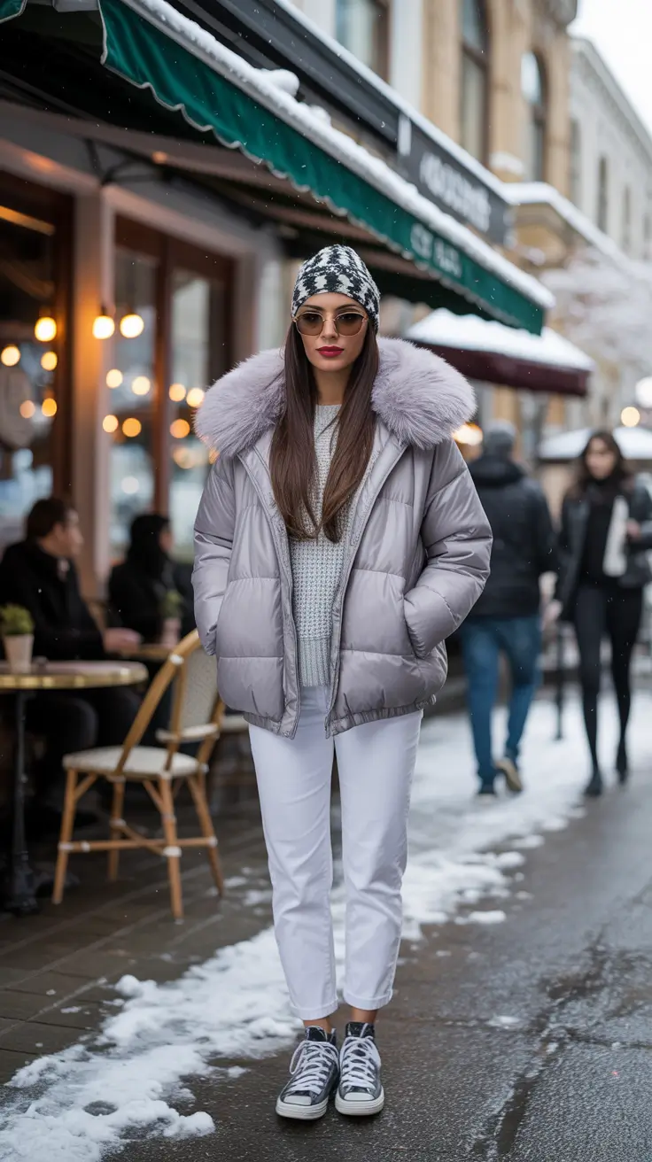 22 эстетичных варианта зимних нарядов в непринуждённом стиле