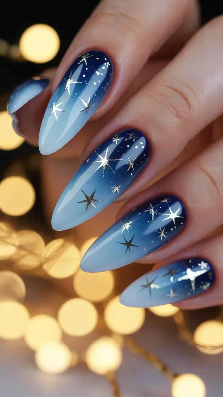 24 зимних миндальных маникюра: модные и элегантные дизайны для холодного времени года