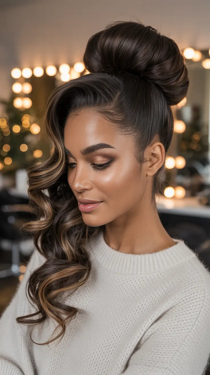 24 причёски для темнокожих женщин на зиму