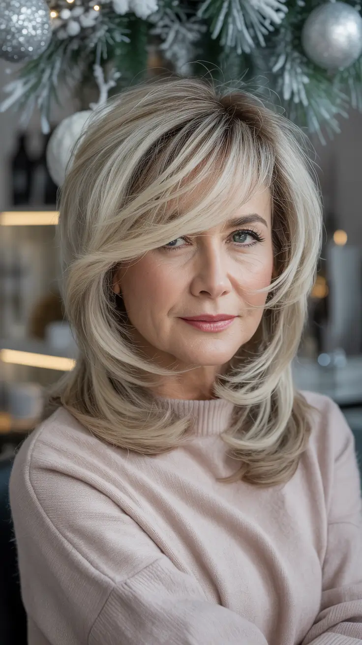 23 стрижки и цвета волос для женщин старше 60 лет, которые выглядят элегантно зимой