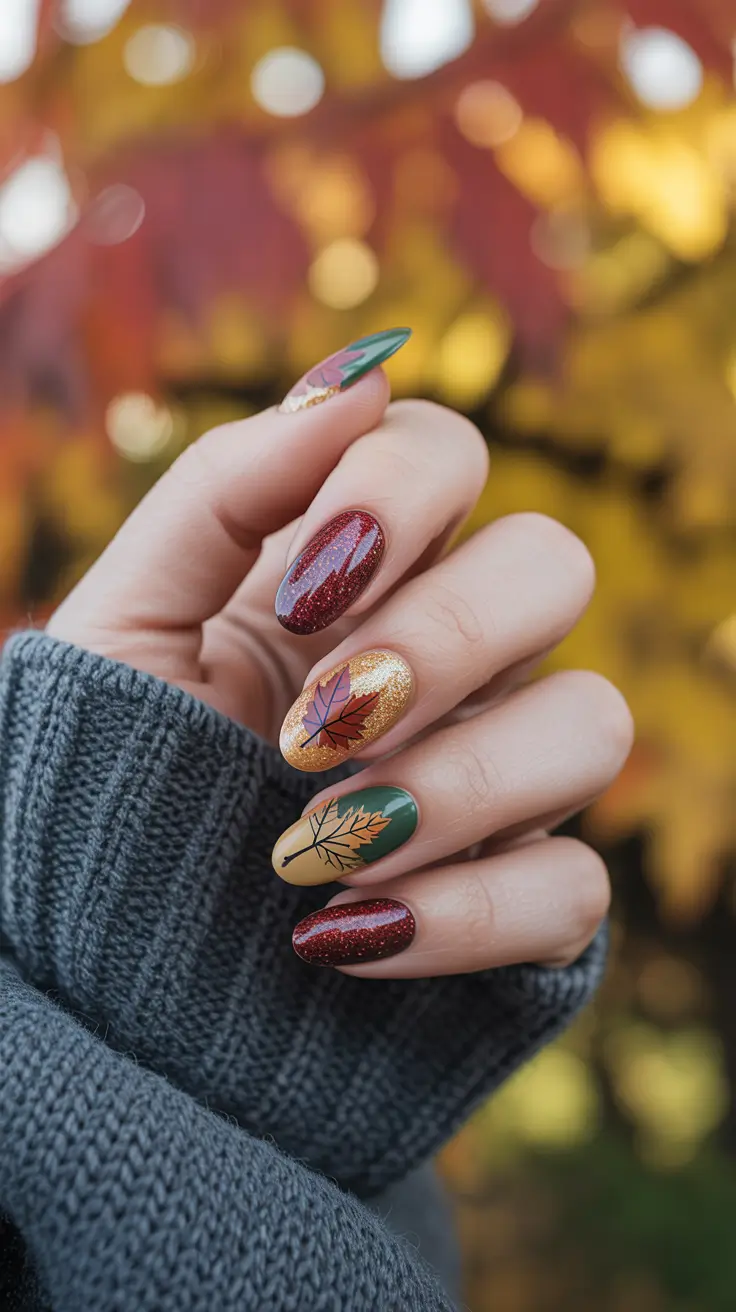 22 идеи осеннего дизайна ногтей, которые вам захочется повторить
