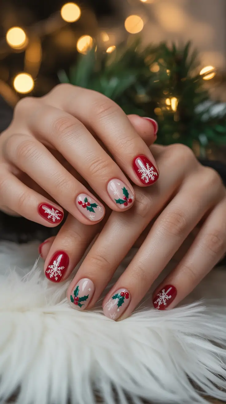 25 зимних идей для акрилового маникюра: потрясающий сезонный маникюр 25 зимних идей для акрилового маникюра: потрясающий сезонный маникюр