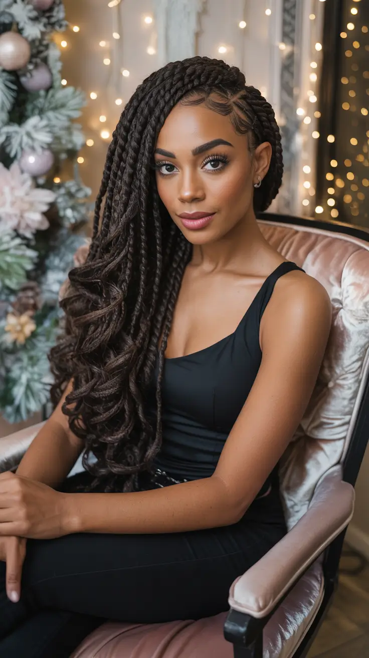 24 причёски для темнокожих женщин на зиму