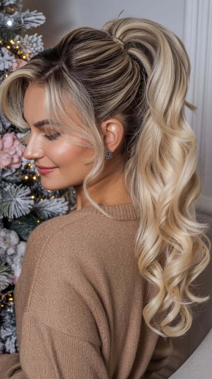 22 идеи причёсок для рождественской вечеринки, которые позволят вам блистать всю ночь 22 идеи причёсок для рождественской вечеринки, которые позволят вам блистать всю ночь