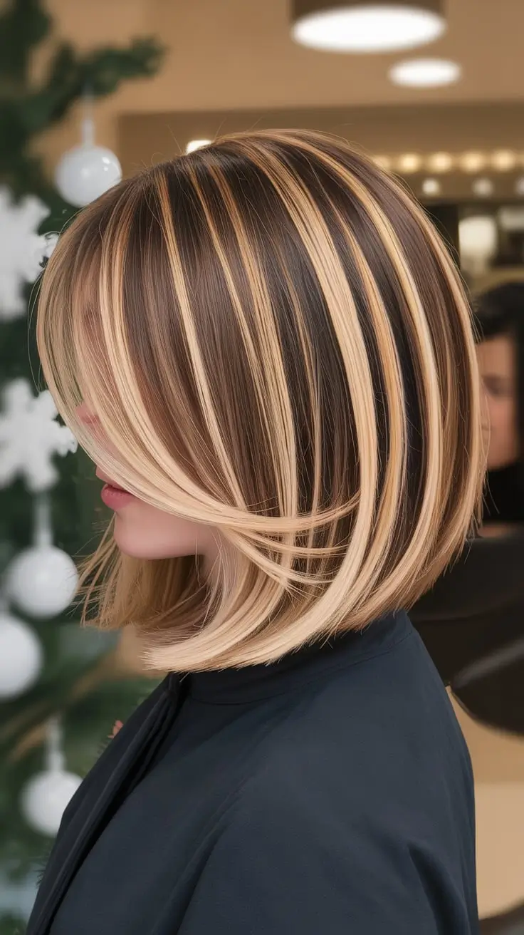 25 идей для мелирования в зимних оттенках для стильного сезонного образа