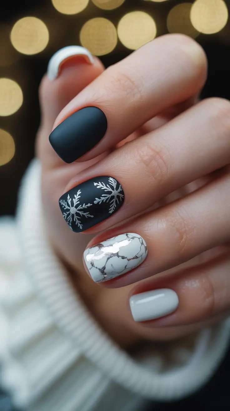 25 идей зимнего маникюра 25 идей зимнего маникюра