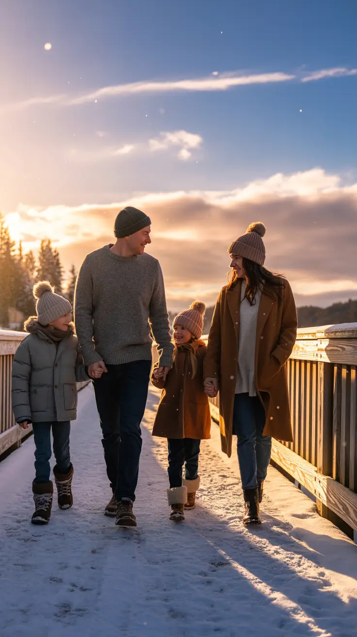 24 образа для семейных фотографий зимой, чтобы сохранить уютные и стильные воспоминания
