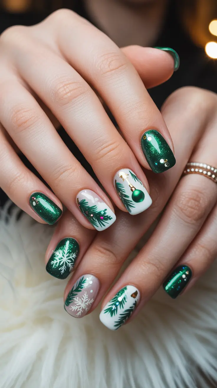 25 зимних идей для акрилового маникюра: потрясающий сезонный маникюр 25 зимних идей для акрилового маникюра: потрясающий сезонный маникюр