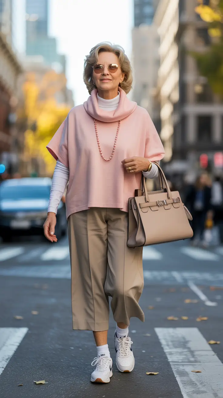 25 стильных осенних образов для женщин старше 60 лет