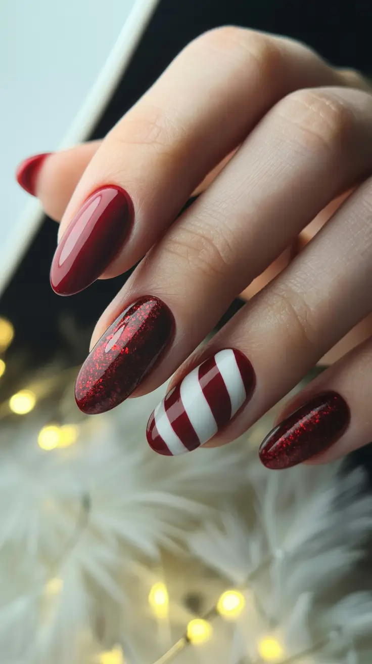 23 идеи для рождественского маникюра: праздничные, элегантные и современные тренды