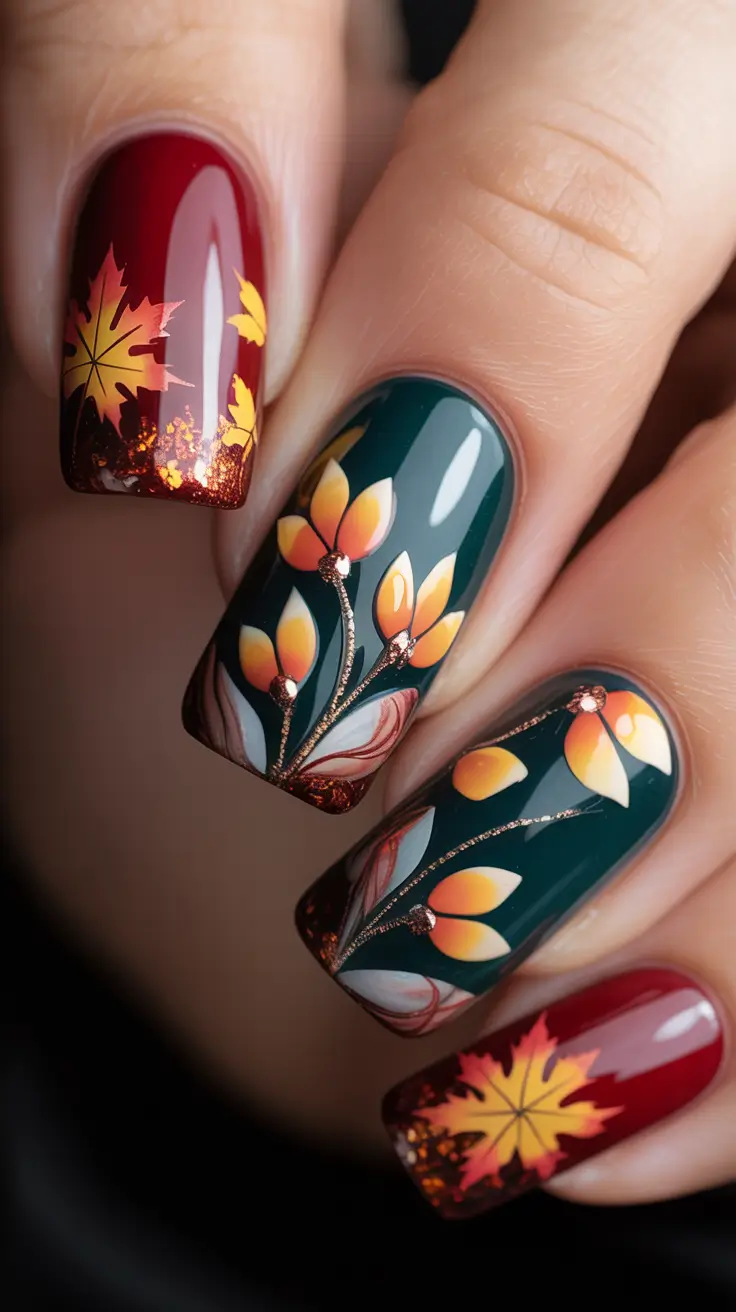 23 осенних дизайна ногтей, которые вдохновят вас на новый маникюр