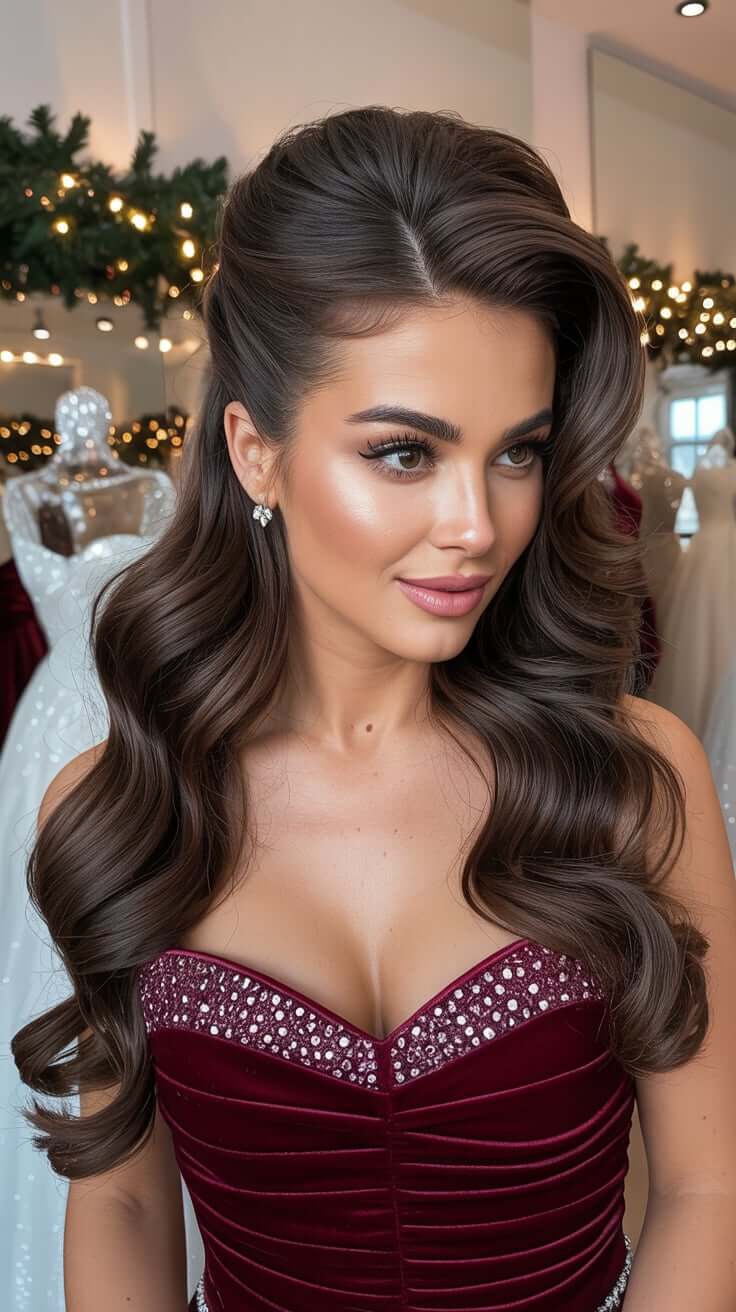 22 идеи причёсок для рождественской вечеринки, которые позволят вам блистать всю ночь 22 идеи причёсок для рождественской вечеринки, которые позволят вам блистать всю ночь