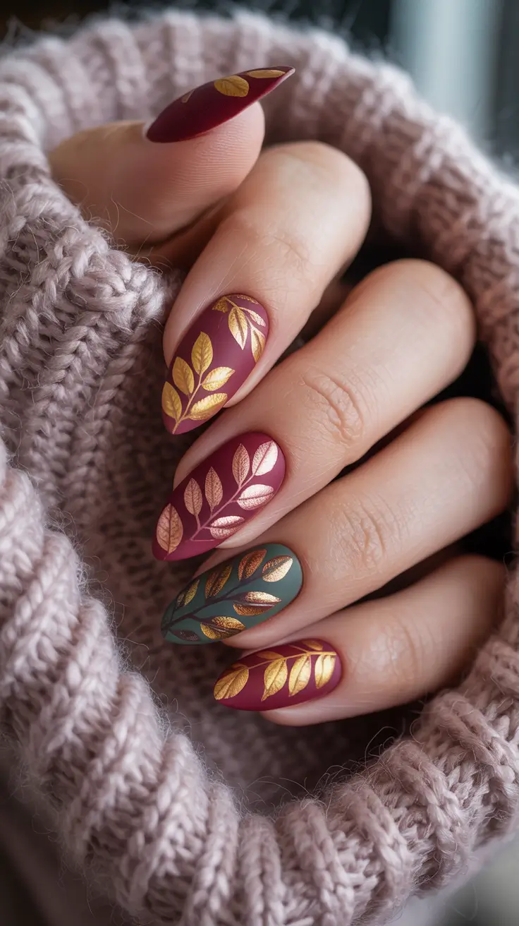 25 стильных осенне-зимних вариантов маникюра для уютных и элегантных сезонных образов