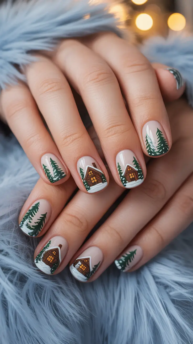 24 идеи коротких зимних маникюров: стильный, уютный и модный маникюр в этом сезоне