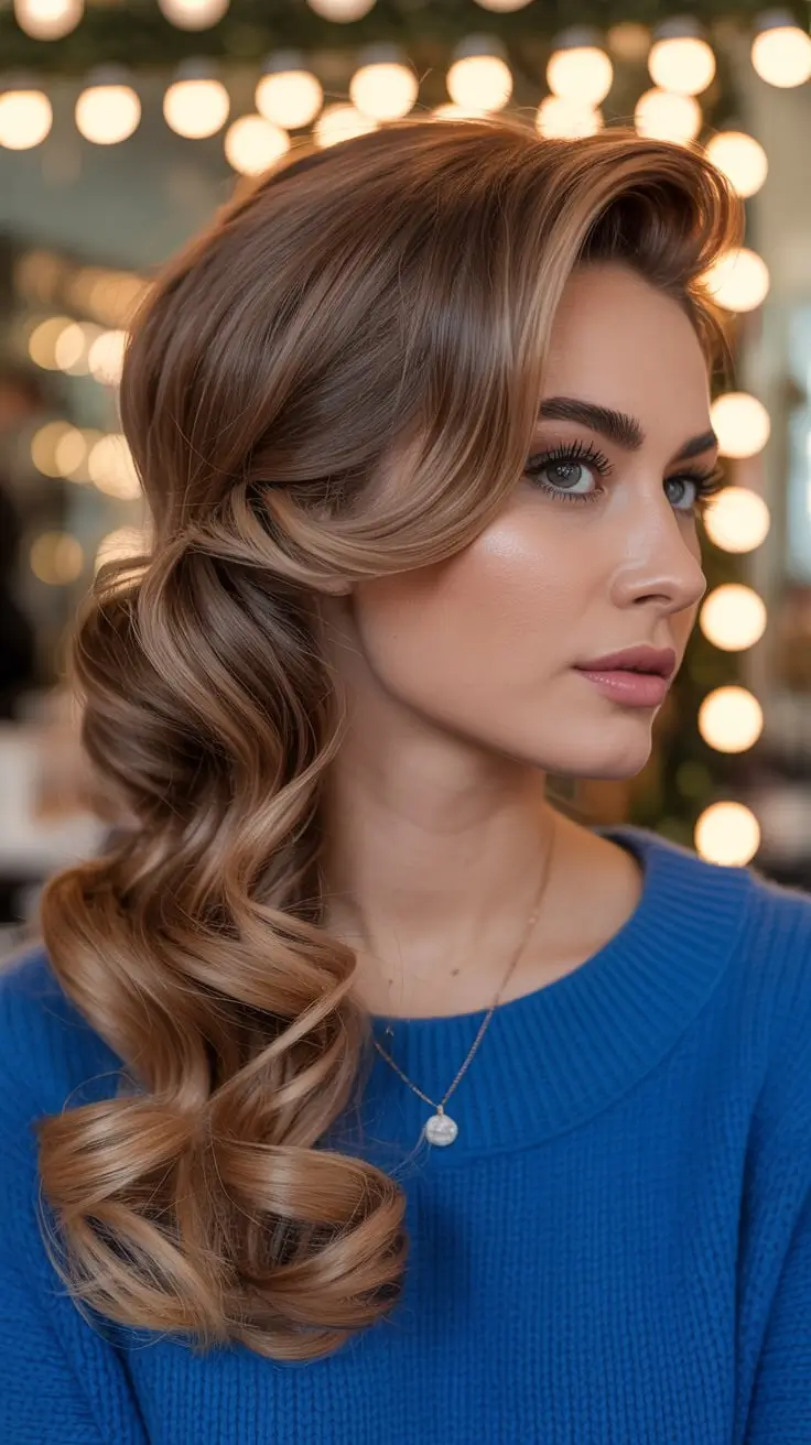 21 идея элегантных зимних причёсо