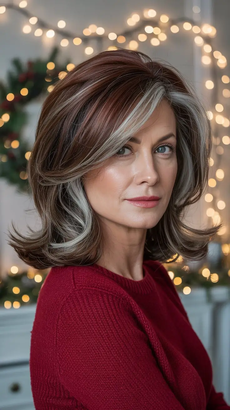 24 зимние причёски и цвета для женщин старше 40