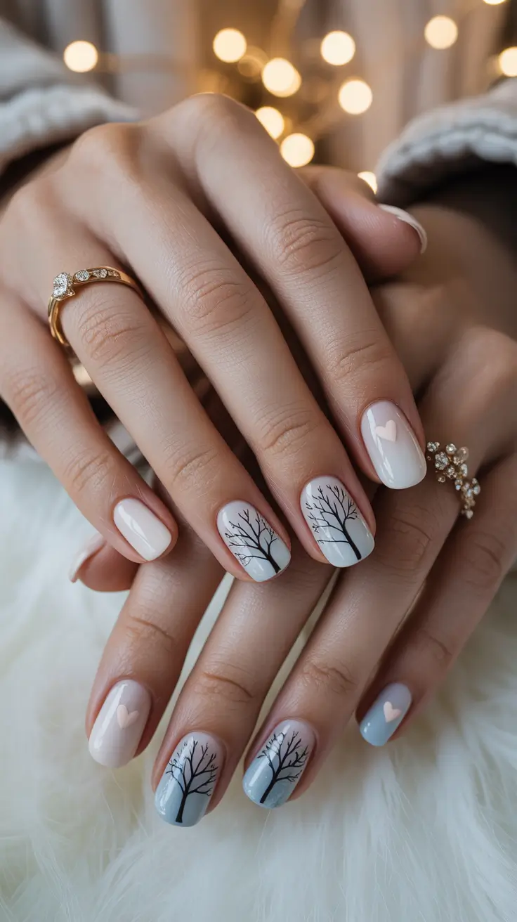 24 идеи зимнего маникюра: модные тенденции в маникюре, которые стоит попробовать в этом сезоне