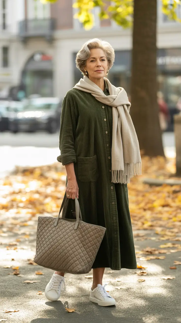 25 стильных осенних образов для женщин старше 60 лет