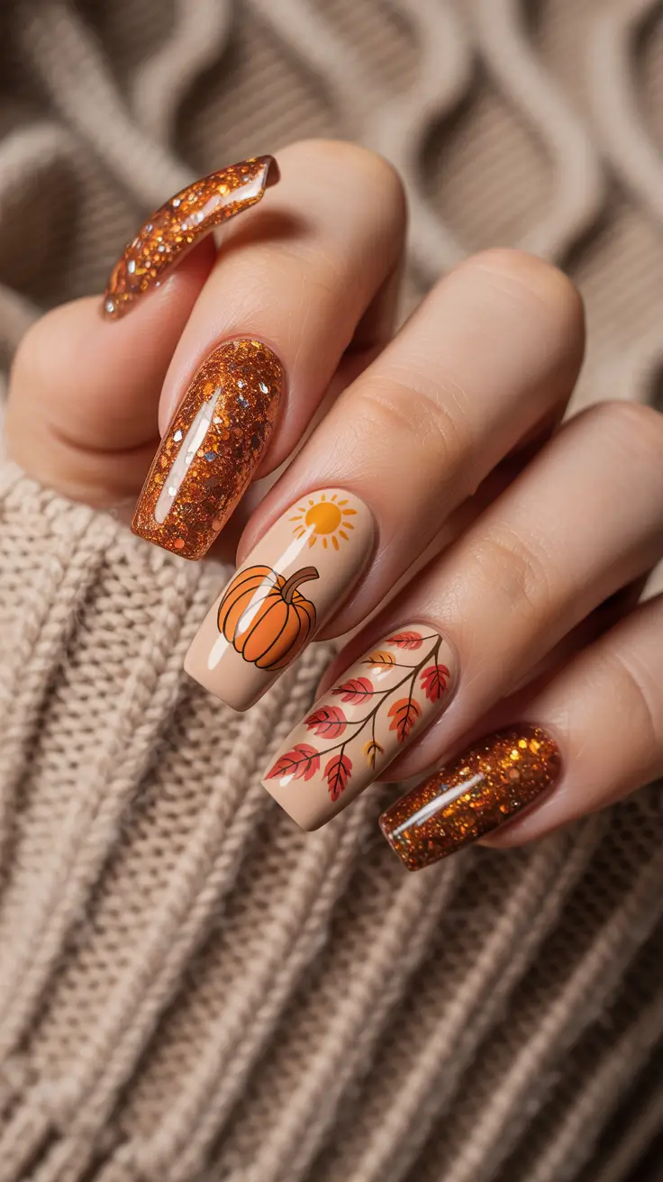 23 осенних дизайна ногтей, которые вдохновят вас на новый маникюр