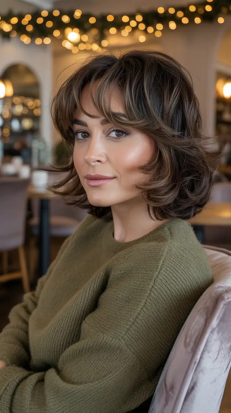 22 идеи зимних стрижек для круглого лица, которые освежат ваш образ