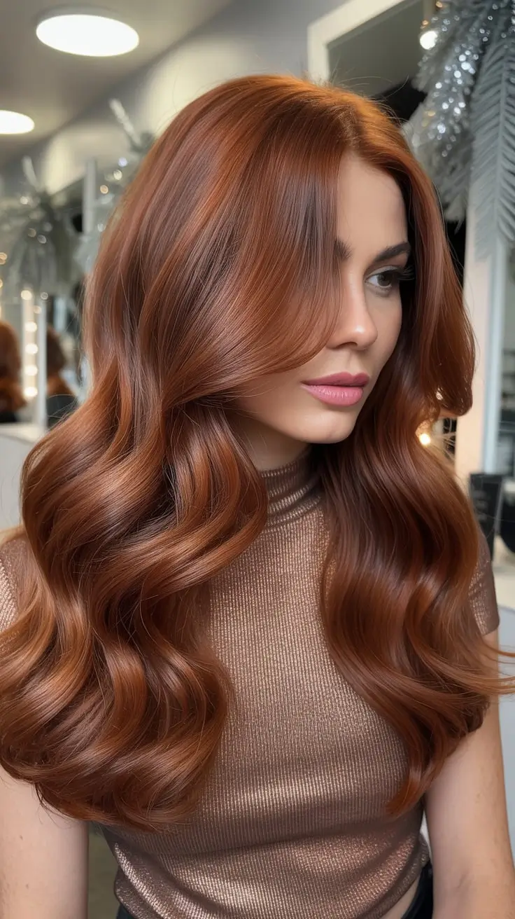 24 идеи для окрашивания волос в рыжий цвет зимой: модные оттенки этого сезона