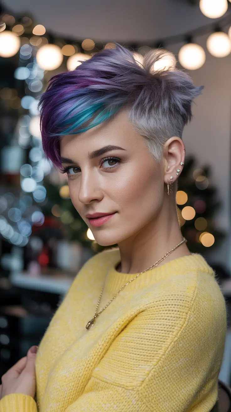 25 идей зимних стрижек пикси для стильных коротких причёсок