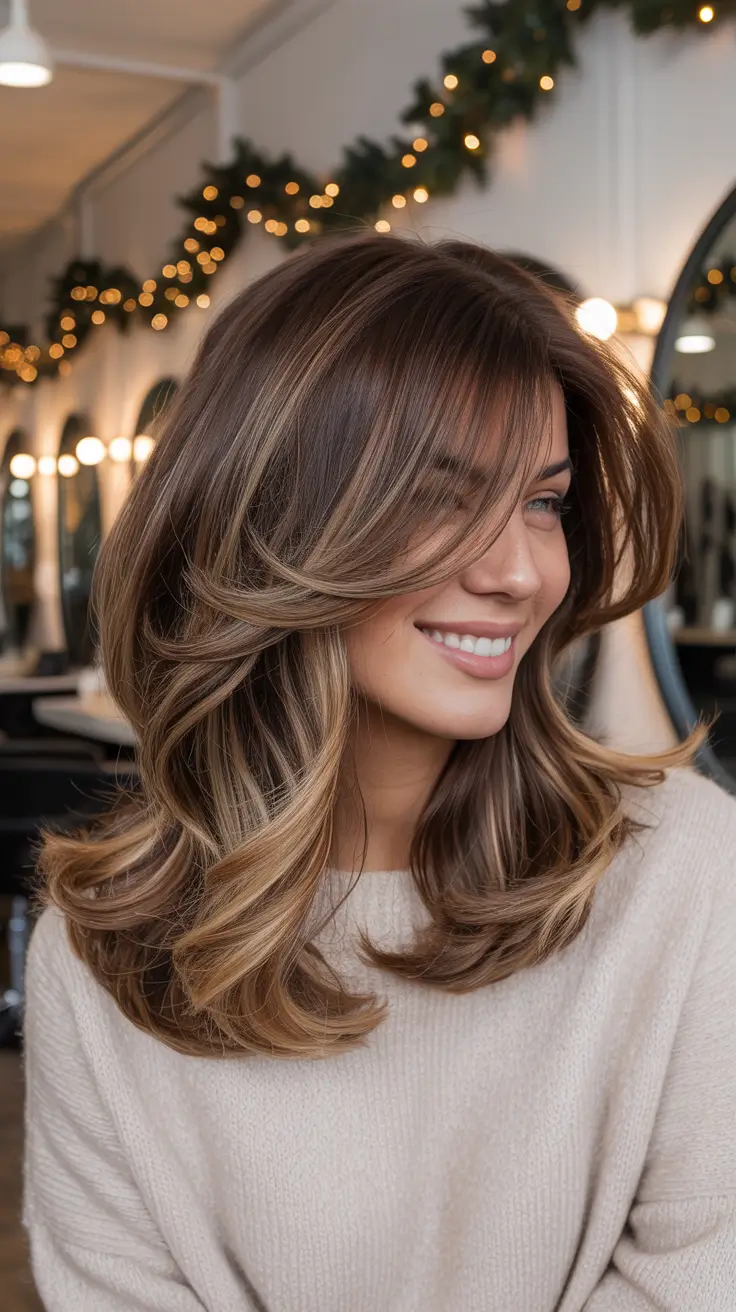 25 идей для мелирования в зимних оттенках для стильного сезонного образа