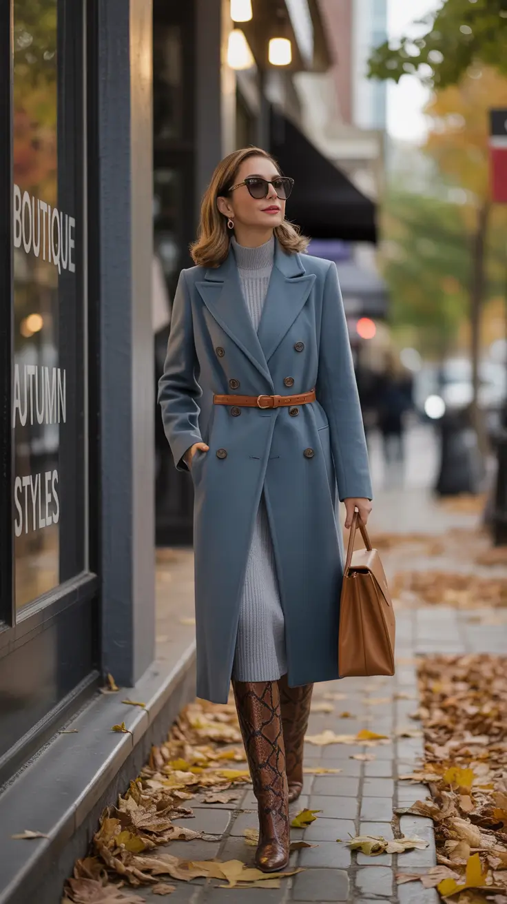 20 идей стильных образов для женщин среднего размера на осень