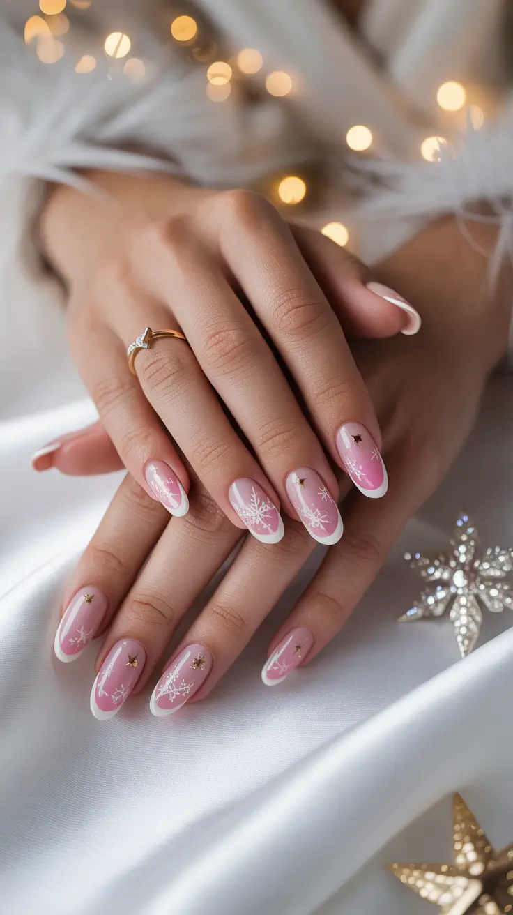 24 идеи зимнего маникюра со снежинками: шикарный, уютный и морозный маникюр 24 идеи зимнего маникюра со снежинками: шикарный, уютный и морозный маникюр
