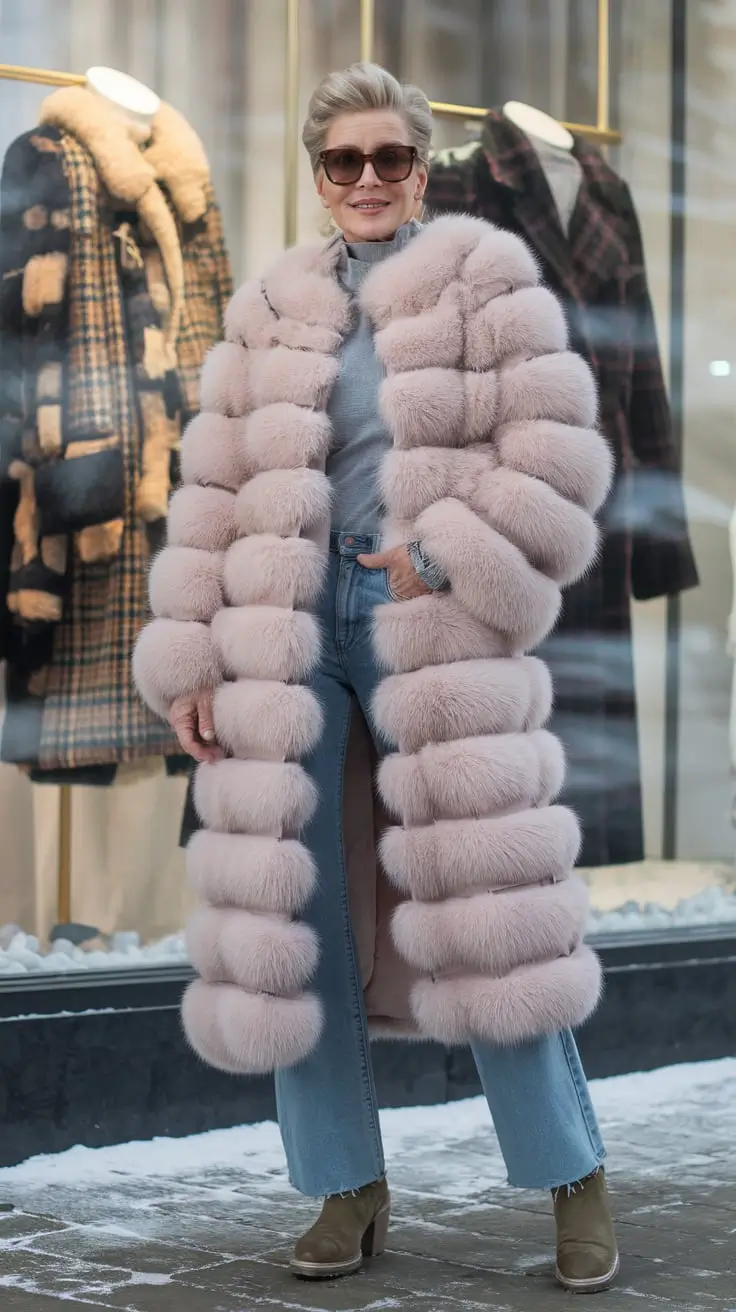 22 образа для женщин старше 50 лет — зима: оставайтесь стильными и не мёрзните