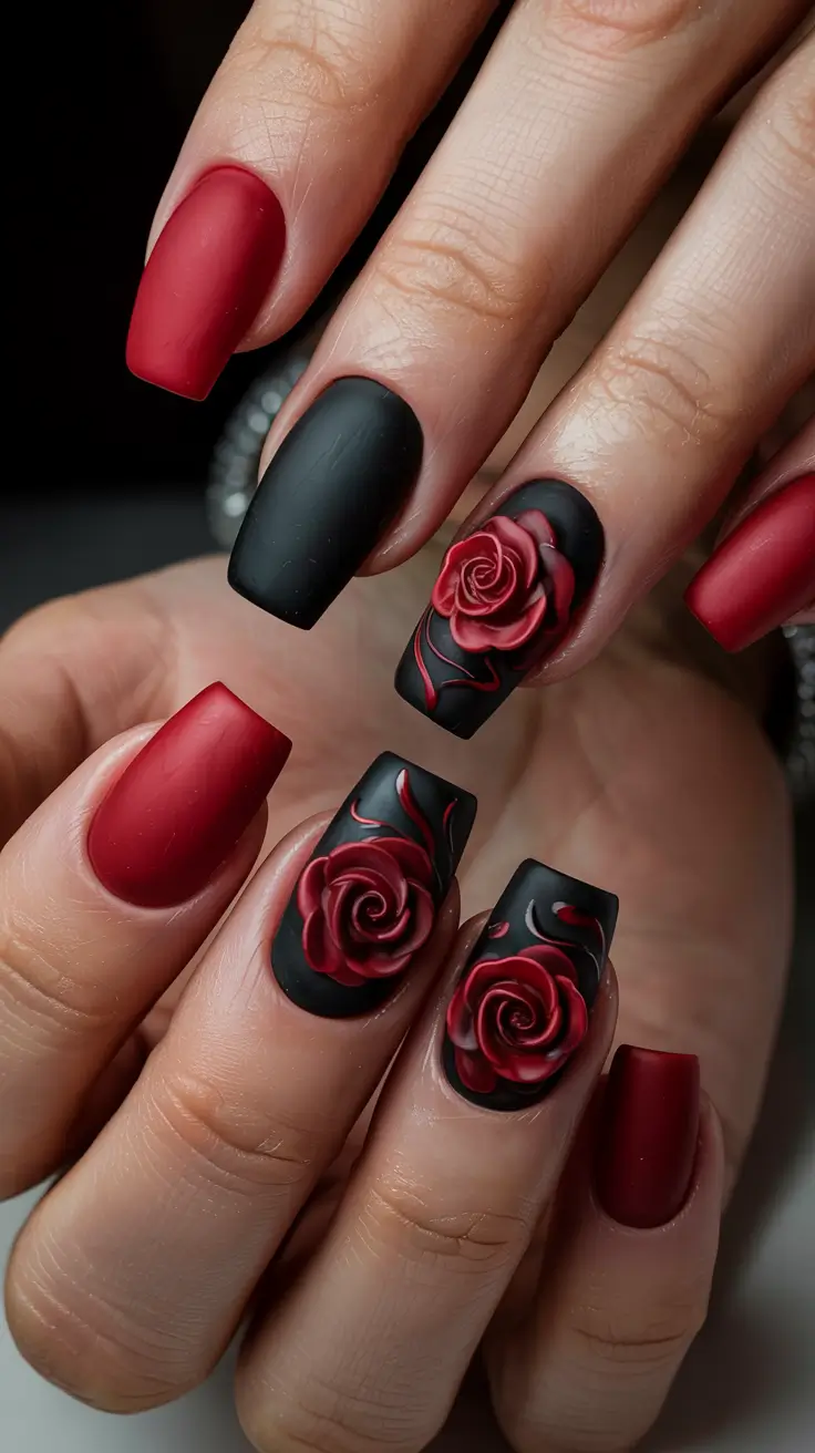 25 идей для осеннего маникюра в форме балерины