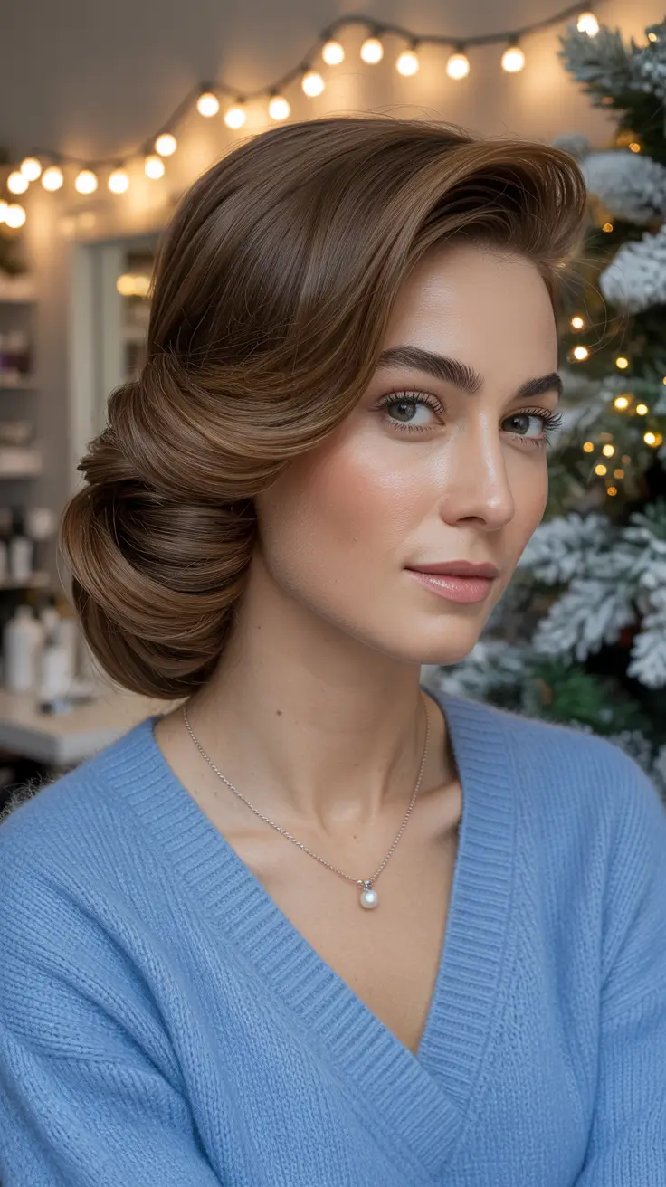 21 идея элегантных зимних причёсо