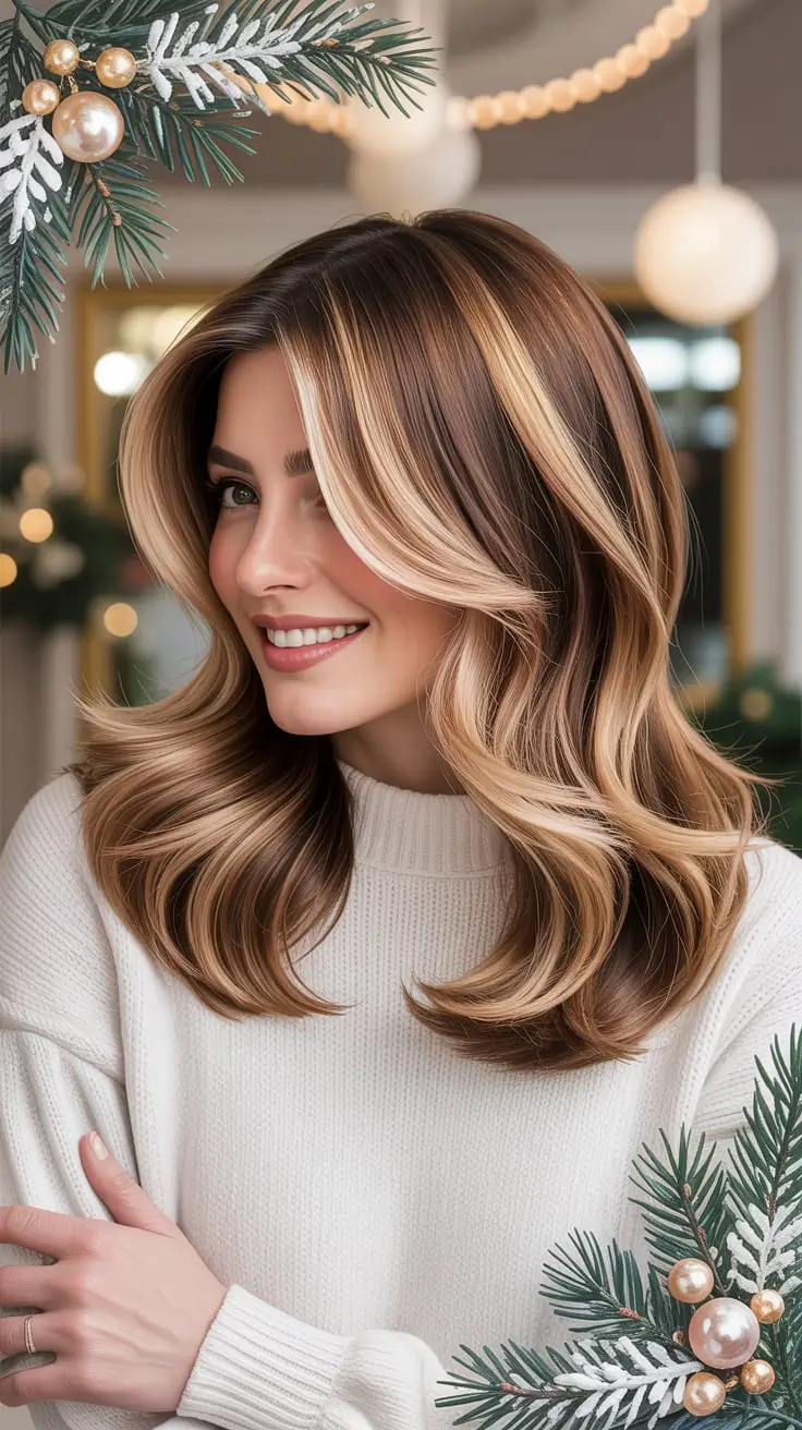 25 идей для мелирования в зимних оттенках для стильного сезонного образа