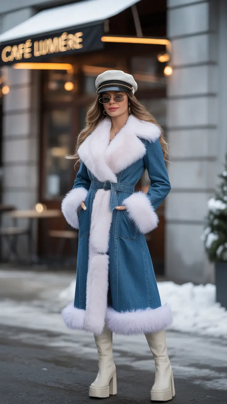 24 стильных варианта зимних нарядов