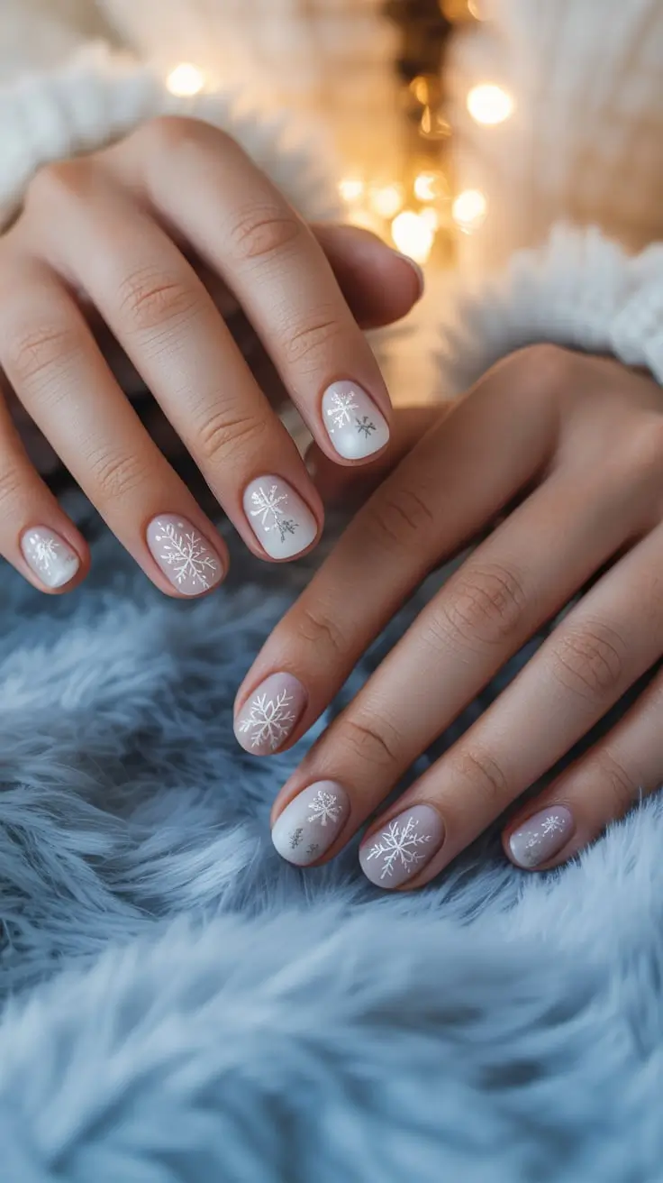 24 идеи коротких зимних маникюров: стильный, уютный и модный маникюр в этом сезоне