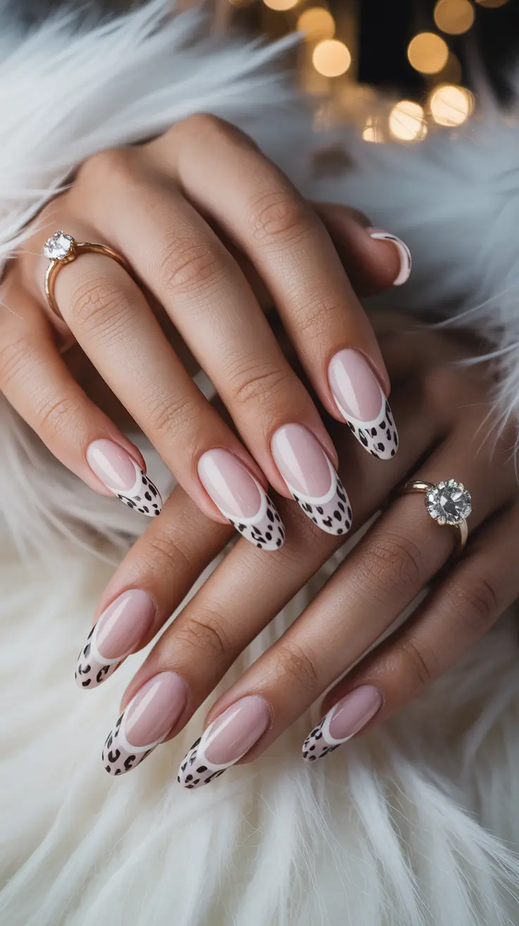 25 идей зимнего французского маникюра: стильный, современный маникюр в морозных тонах